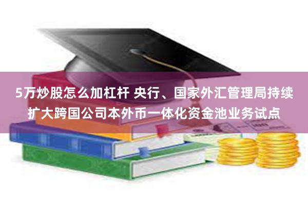 5万炒股怎么加杠杆 央行、国家外汇管理局持续扩大跨国公司本外币一体化资金池业务试点